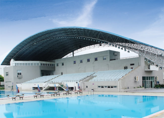 江北游泳馆网架